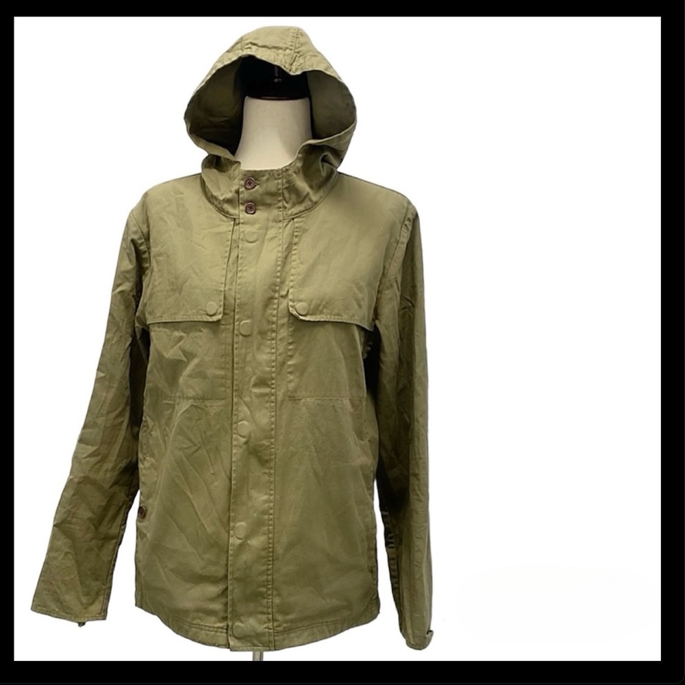 Jack Spade Men’s Utility Shirt Hoodie Wind Breaker - Small